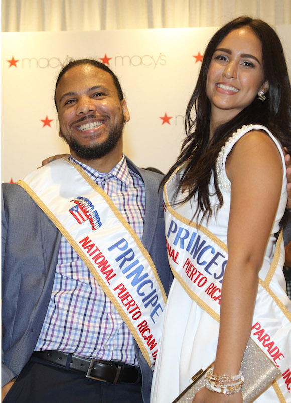 Príncipe Troy Blackwell Jr y Princesa Chelsea Garcia del Desfile Nacional Puertorriqueño 2016.