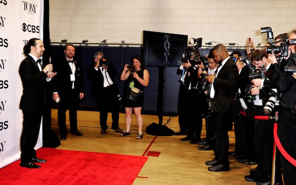 El m&uacute;sico Lin-Manuel Miranda posa durante los premios Tony entregados el 12 de junio en Nueva York.