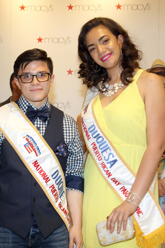Duque Miguel Rivera y Duquesa Eliz Rivera Torres del Desfile Nacional Puertorriqueño 2016.