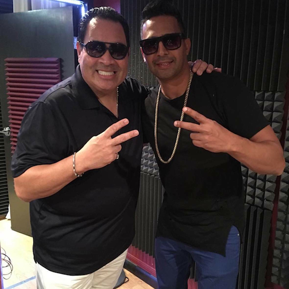 Charlie Cruz junto a Tito Nieves.