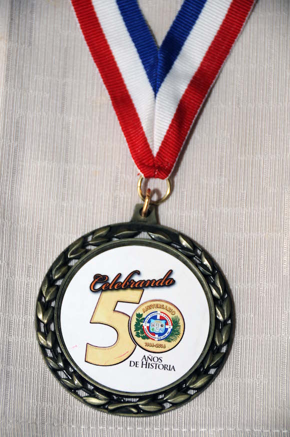 La Medalla Conmemorativa 50 Aniversarios del Centro Cultural Deportivo Dominicano de Nueva York.