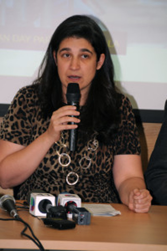 &Aacute;ngela Fern&aacute;ndez, presidenta del Comit&eacute; Organizador del Dominican Day Parade.