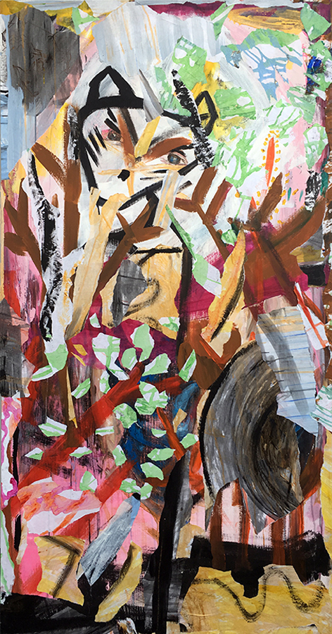 Una de las obras de Manuela Viera-Gallo que se exhibe en la muestra We Run Things, presentada por la Y Gallery en Grand Street.
