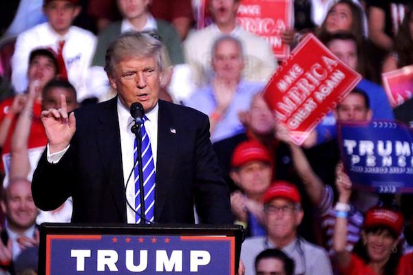 El candidato republicano a la Presidencia de EE.UU., Donald Trump.