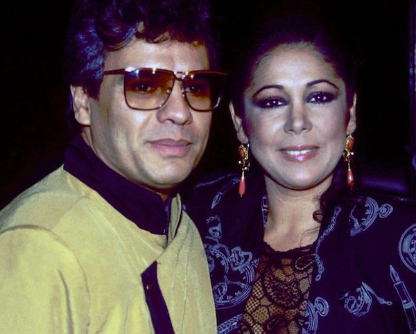 Foto de archivo de Juan Gabriel e Isabel Pantoja.