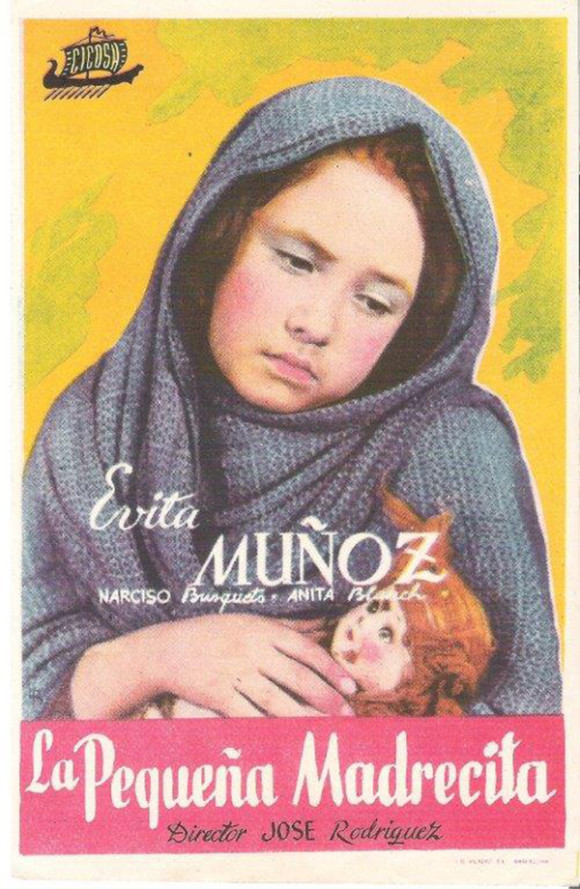 Programa de mano de "La peque&ntilde;a madrecita" (1944).