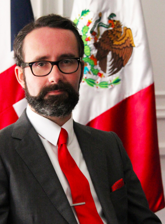 Embajador Diego G&oacute;mez Pickering, C&oacute;nsul General de M&eacute;xico en Nueva York.