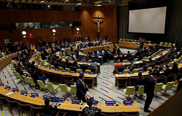 ista general durante la cumbre sobre refugiados y migrantes en la ONU 