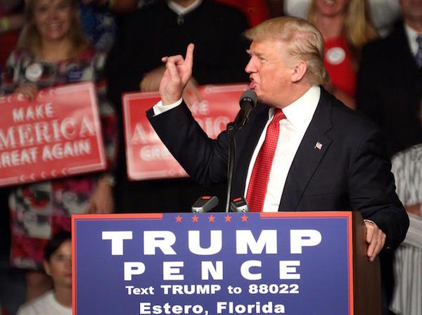 El candidato presidencial republicano, Donald Trump.