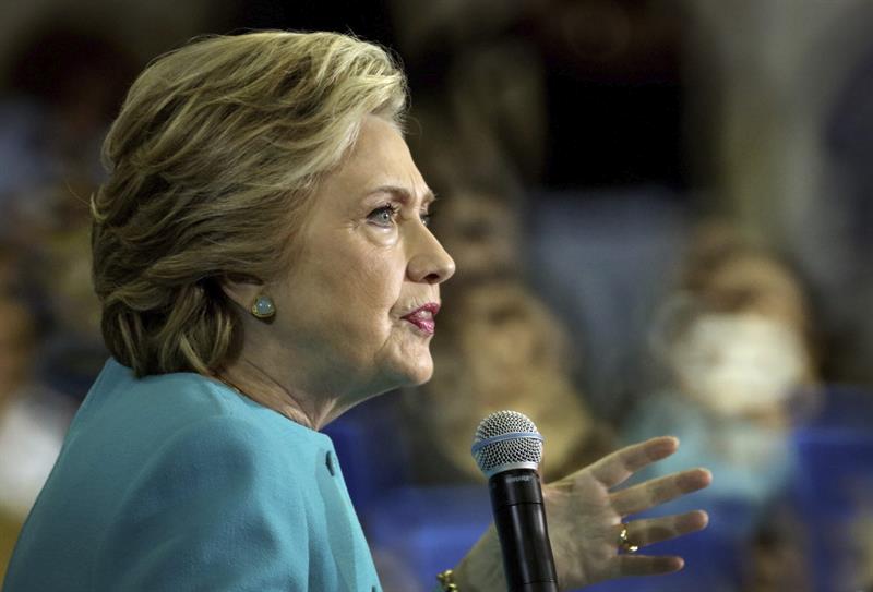 La candidata dem&oacute;crata a la Casa Blanca, Hillary Clinton.
