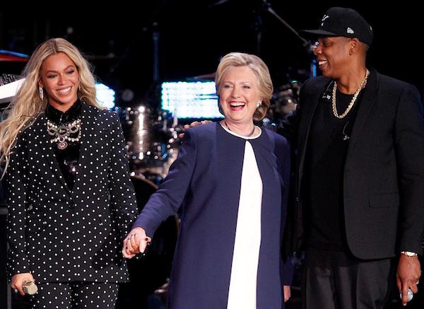 Beyonce y su marido, el rapero Jay Z, protagonizaron hoy un concierto en apoyo a Hillary Clinton en Ohio.