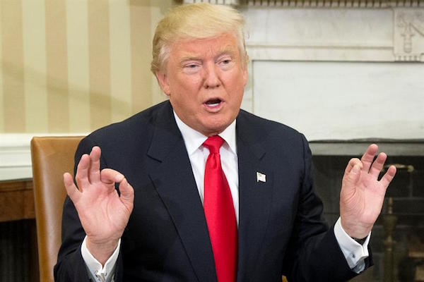 El presidente electo de EE.UU. Donald Trump 