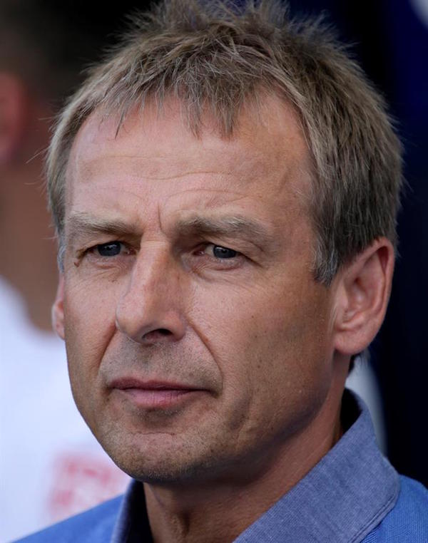  Fotograf&iacute;a de archivo fechada el 25 de julio de 2015 que muestra al entrenador estadounidense de la selecci&oacute;n estadounidense, J&uuml;rgen Klinsmann.