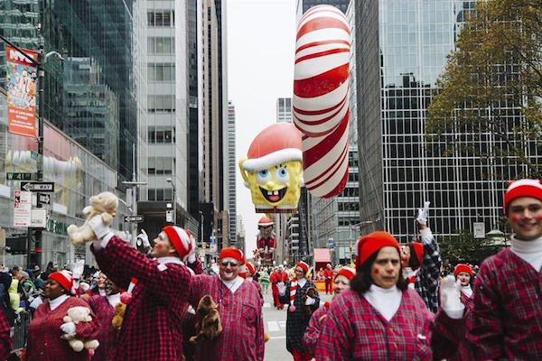 Vista general del desfile del D&iacute;a de Acci&oacute;n de Gracias en Nueva York.