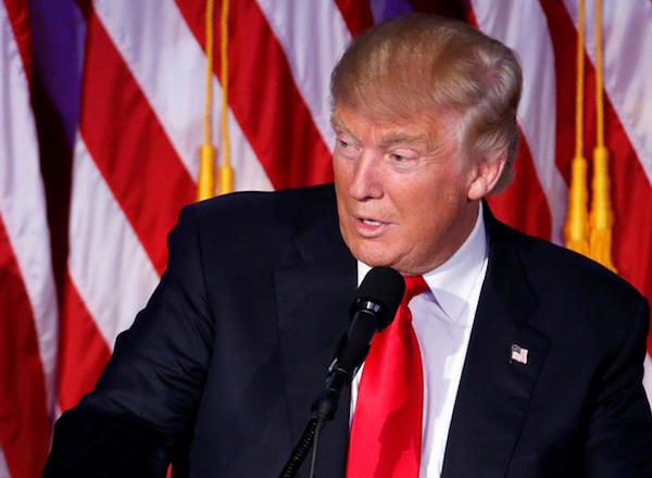 El presidente electo de Estados Unidos, Donald Trump.