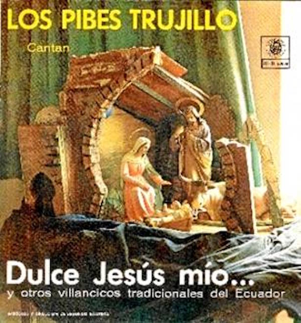 Portada del disco de Los Pibes Trujillo con una foto de autor&iacute;a de John Carras, cortes&iacute;a de la Empresa El&eacute;ctrica del Ecuador de Guayaquil, es una d ellas producciones discogr&aacute;ficas m&aacute;s queridas y emblem&aacute;ticas de la Navidad Ecuatoriana.