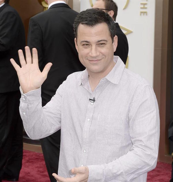 Fotograf&iacute;a de archivo del 2 de marzo de 2014 del humorista estadounidense Jimmy Kimmel durante la edici&oacute;n 86 de los &Oacute;scar en Hollywood.