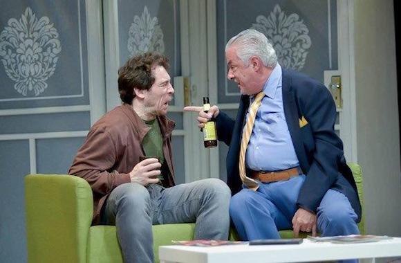 Luis Carlos de la Lombana y Germ&aacute;n Jaramillo, en una escena de "Burundanga". (Foto Michael Palma Mir) 