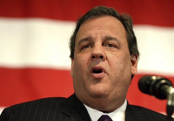 Imagen de archivo del gobernador de Nueva Jersey, Chris Christie . 