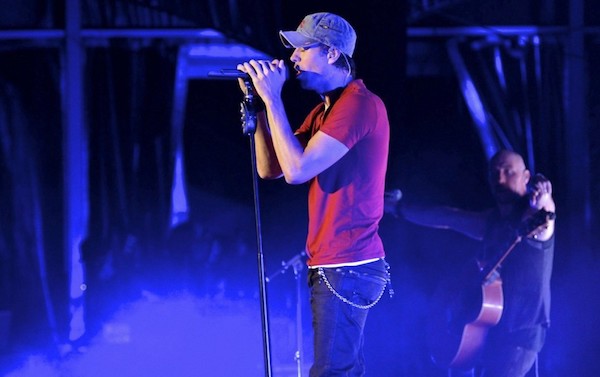 El cantante español Enrique Iglesias