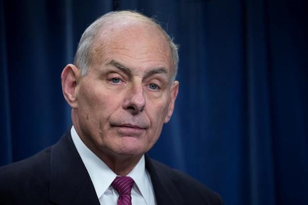 El secretario de Seguridad Nacional de EE.UU., John Kelly.
