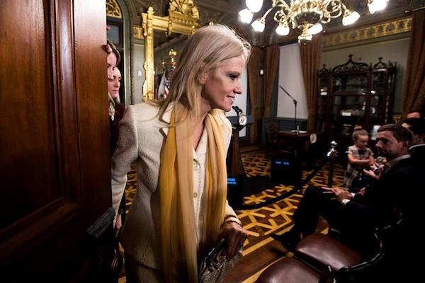  La consejera del presidente de EE.UU., Donald Trump, Kellyanne Conway.