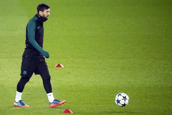 El delantero argentino del FC Barcelona Lionel Messi.