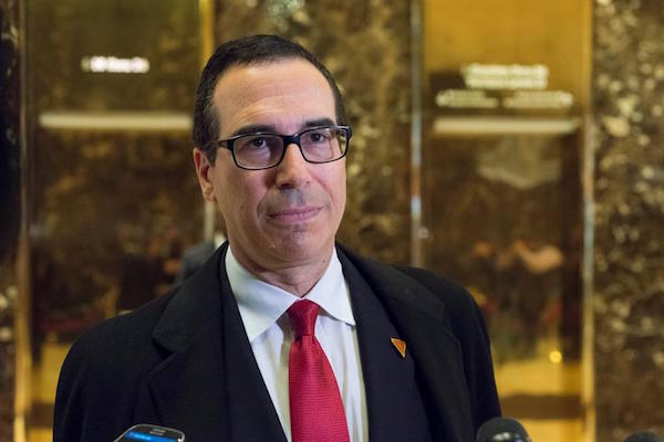 El Senado de Estados Unidos confirm&oacute; hoy al multimillonario Steve Mnuchin como nuevo secretario del Tesoro del Gobierno de Donald Trump.