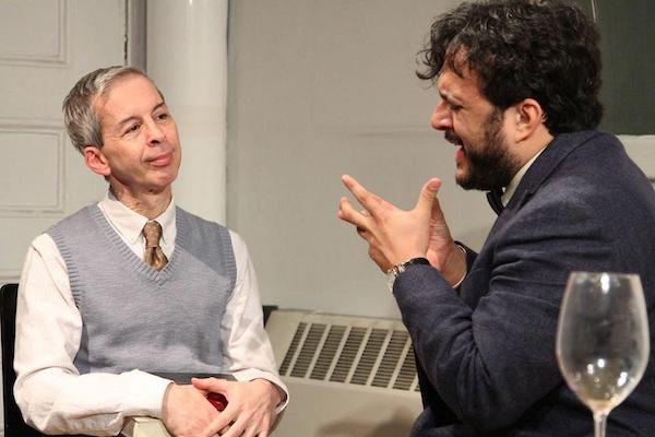 Claudio Weisz y Franklin García en "El Uso de la palabra". (Foto George Riverón)