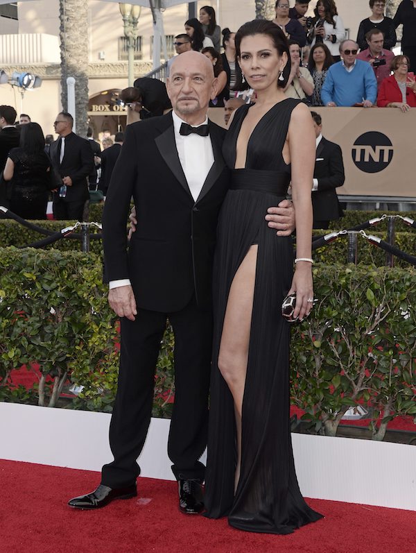 Imagen de archivo del actor Ben Kingsley  y su esposa Daniela Lavender. 