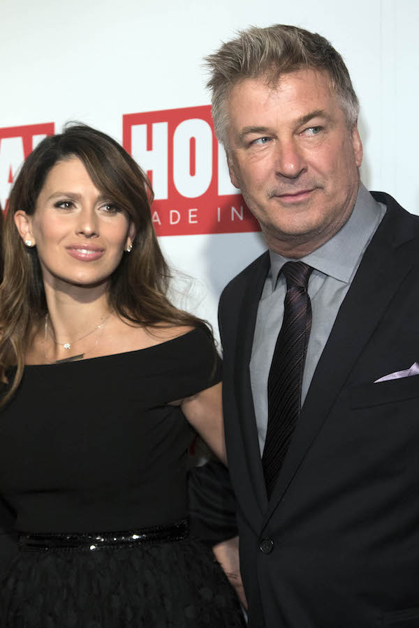 El actor estadounidense Alec Baldwin y su esposa, Hilaria Thomas.