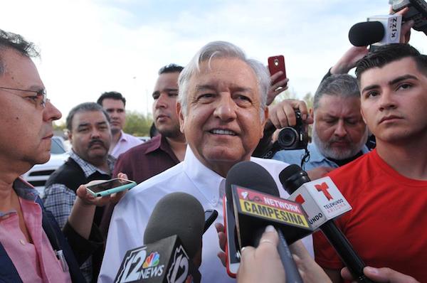 El pol&iacute;tico mexicano Andr&eacute;s Manuel L&oacute;pez Obrador.