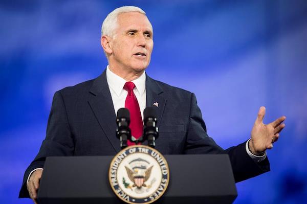 El vicepresidente de los Estados Unidos, Mike Pence.