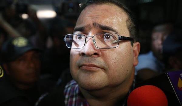 El exgobernador del estado mexicano de Veracruz Javier Duarte.