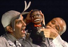 Por el Monte Carulé, producción de El Teatro de las Estaciones de Cuba, con Iván García y Rubén Dario Salazar.