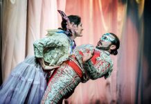Ursula García Tinoco y Sandor Juan en una escena de la producción de Repertorio, "El burlador de Sevilla". (Fotos Michael Palma)
