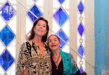 La princesa Carolina Grimaldi de Mónaco junto a Alicia Alonso.