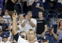 Alex Rodríguez se despide de los Yankees Alex Rodríguez recibió una gran ovación por parte de los aficionados.