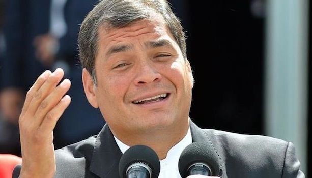 El presidente de Ecuador, Rafael Correa.
