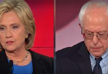Hillary Clinton y Bernie Sanders