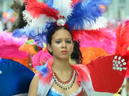 Miles de personas celebran el Desfile Dominicano de Nueva York Miles de personas participaron en el tradicional Desfile Dominicano de Nueva York.