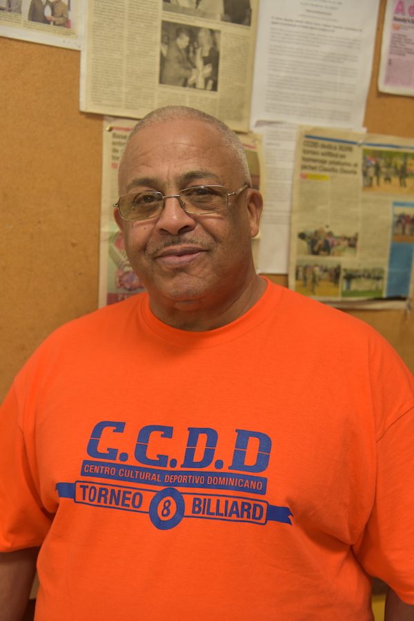 Jose Montas secretario de deporte del CCDD. 