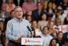 El republicano Jeb Bush afirma que está listo para "tomar el mando" de EE.UU. El exgobernador de Florida Jeb Bush anuncia de forma oficial hoy su decisión de competir por la candidatura republicana a la Casa Blanca, en un evento en el Miami Dade College de Miami, Florida.