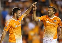 El guatemalteco Ruiz y el colombiano Valdés ponen al Union de líder El resultado sorpresa de la jornada lo protagonizaron el Dynamo de Houston, que por primera vez en los 25 partidos que ha disputado contra su rival tejano, el FC Dallas, venció por goleada histórica de 5-0.