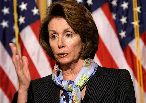 La l&iacute;der de la minor&iacute;a dem&oacute;crata en la C&aacute;mara de Representantes, Nancy Pelosi