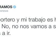 Este fue el mensaje publicado por Jorge Ramos en su cuenta de Twitter despues de lo sucedido.