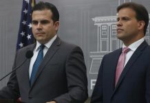 El gobernador de Puerto Rico, Ricardo Rosselló, informó hoy en conferencia de prensa de que la AAA reportó que 744.000 de sus clientes ya cuentan con abasto de agua. (foto twitter @ricardorossello)