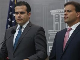 El gobernador de Puerto Rico, Ricardo Rosselló, informó hoy en conferencia de prensa de que la AAA reportó que 744.000 de sus clientes ya cuentan con abasto de agua. (foto twitter @ricardorossello)