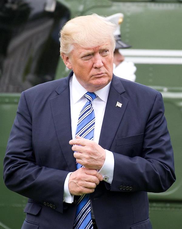 El presidente de EEUU, Donald Trump.