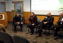 Axel Carrión, UPS; Grace Bonilla, CHCF; Rod Colón HISPA; Frank Casalinho, UPS.